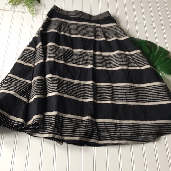 Anthropologie Eva Franco skirt black cream NWT - Picture 7 of 12
